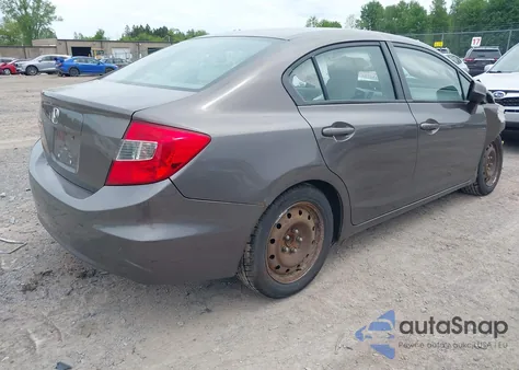 2012 Honda Civic Lx z USA, uszkodzony, nr VIN 2HGFB2F51CH583649